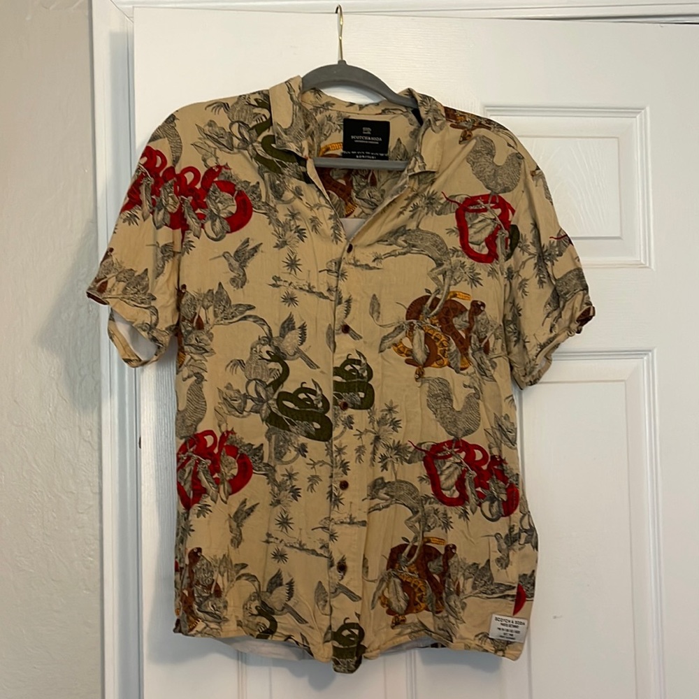 Scotch & Soda Printed Button Down